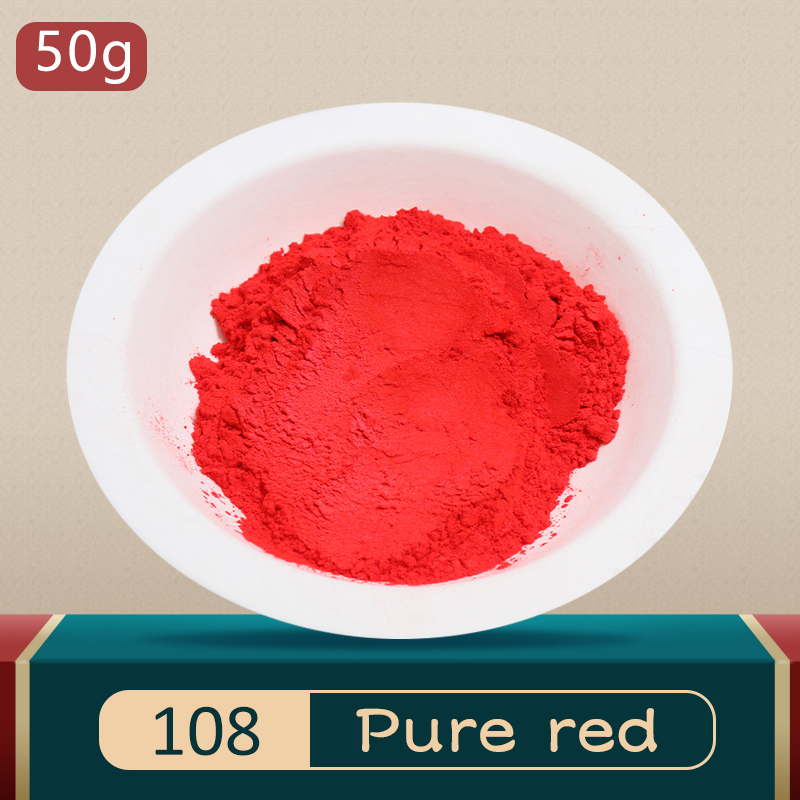 Oxide Pigment Soap - Pure Red Mica Pigment Pearl Powder