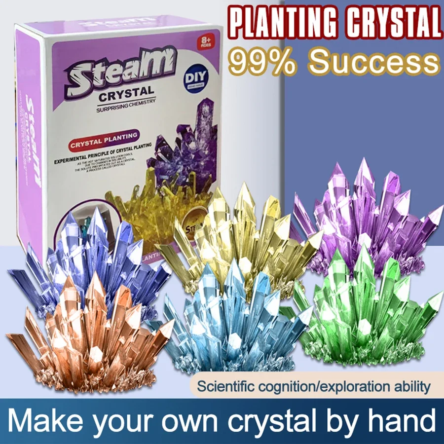 Soap Making Kit For Kids - Crystal planting experiments, Science and education