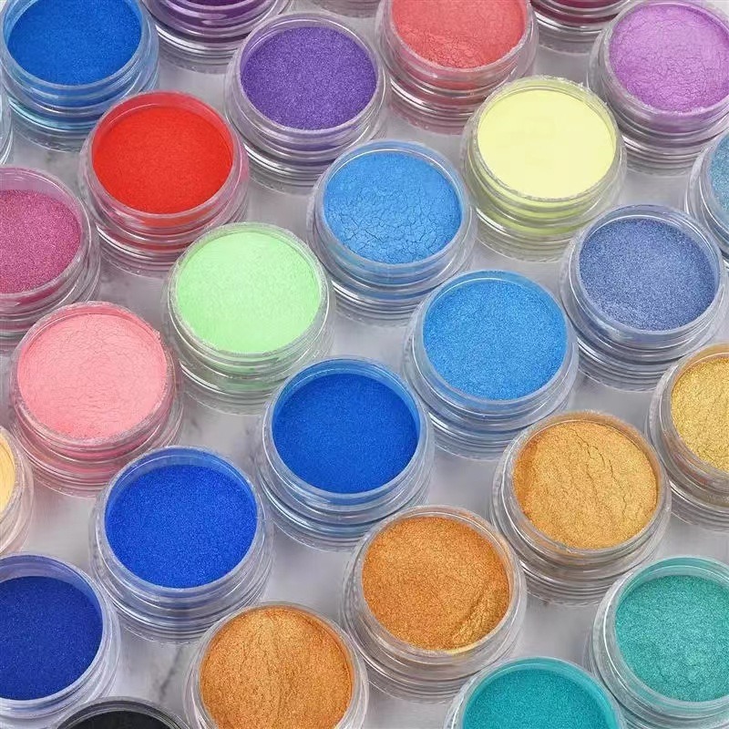 6 Colors/Set Mica Powder for E - Oxide Pigment Soap 评论和价格