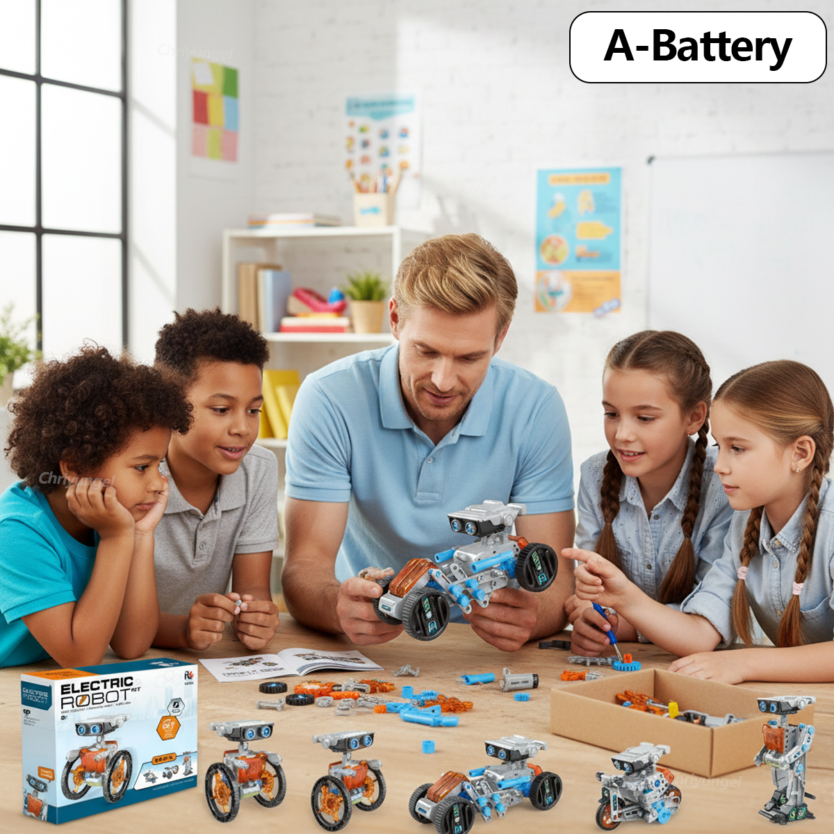STEM Robot Kit 12 in 1 DIY Sci - Soap Making Kit For Kids 评论和价格