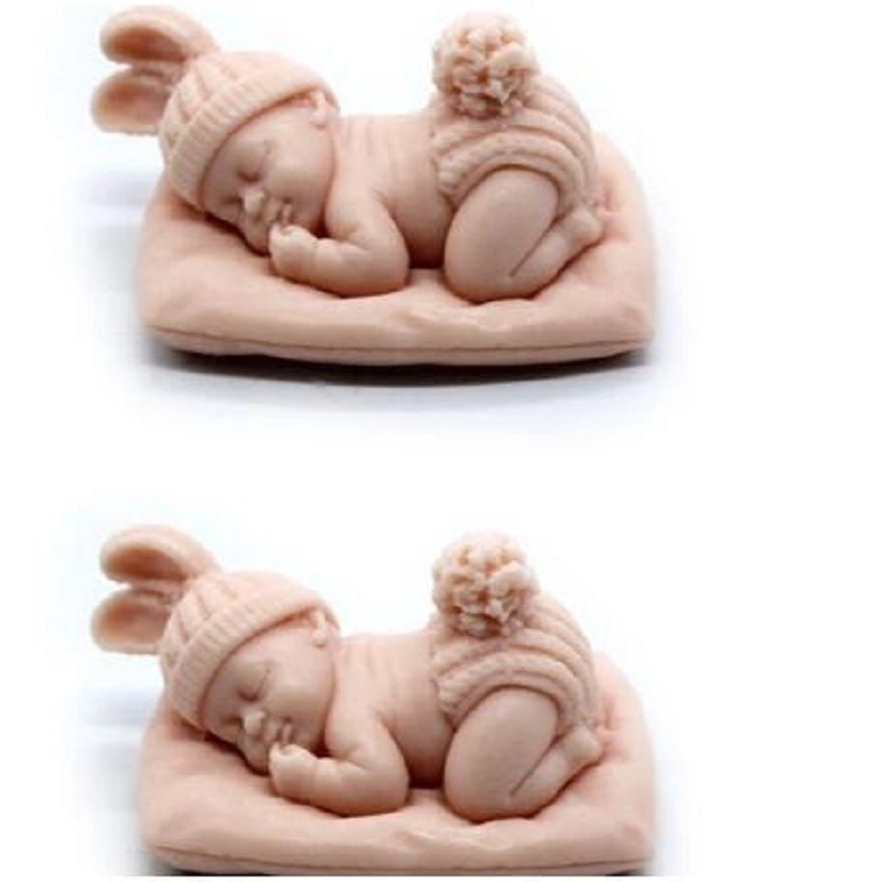 3D Sleep Baby Candle Silicone  - Soap Making Kit For Kids 评论和价格