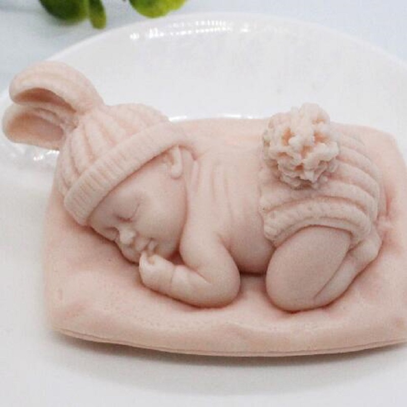 3D Sleep Baby Candle Silicone  - Soap Making Kit For Kids 评论和价格