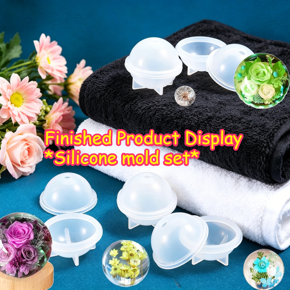 5Pcs Sphere Silicone Mold Kit  - Soap Making Kit For Kids 评论和价格