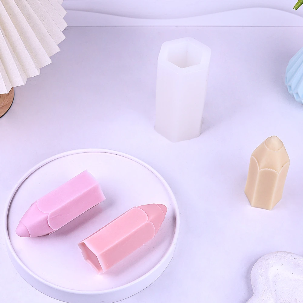 Pencil Shape Candle Silicone M - Soap Making In School 评论和价格