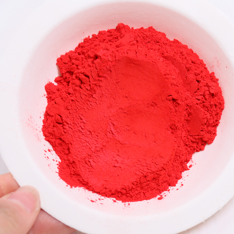 Pure Red Mica Pigment Pearl Po - Oxide Pigment Soap 评论和价格