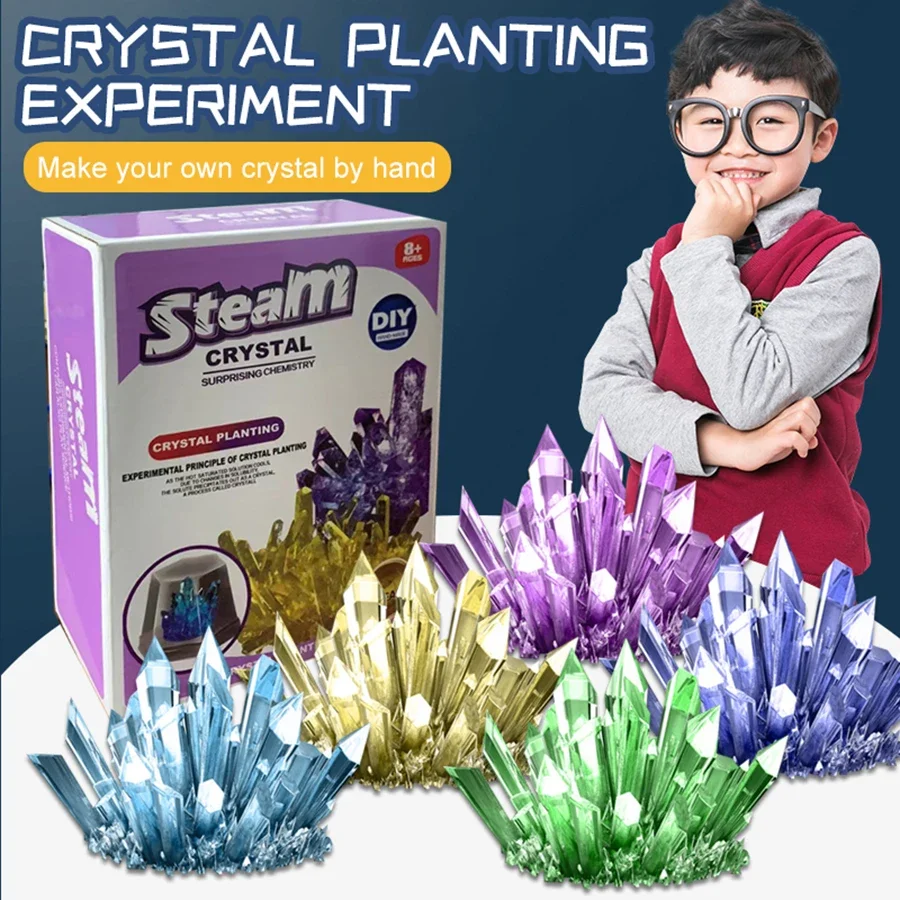 Crystal planting experiments,  - Soap Making Kit For Kids 评论和价格