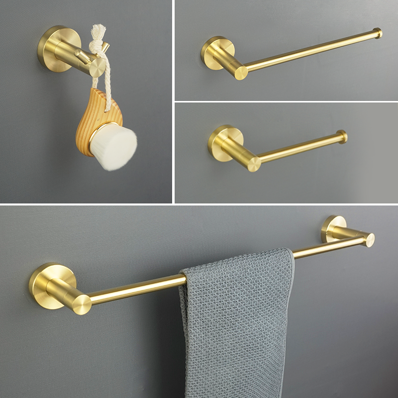 Brushed Gold Bathroom Accessor - Oxide Pigment Soap 评论和价格