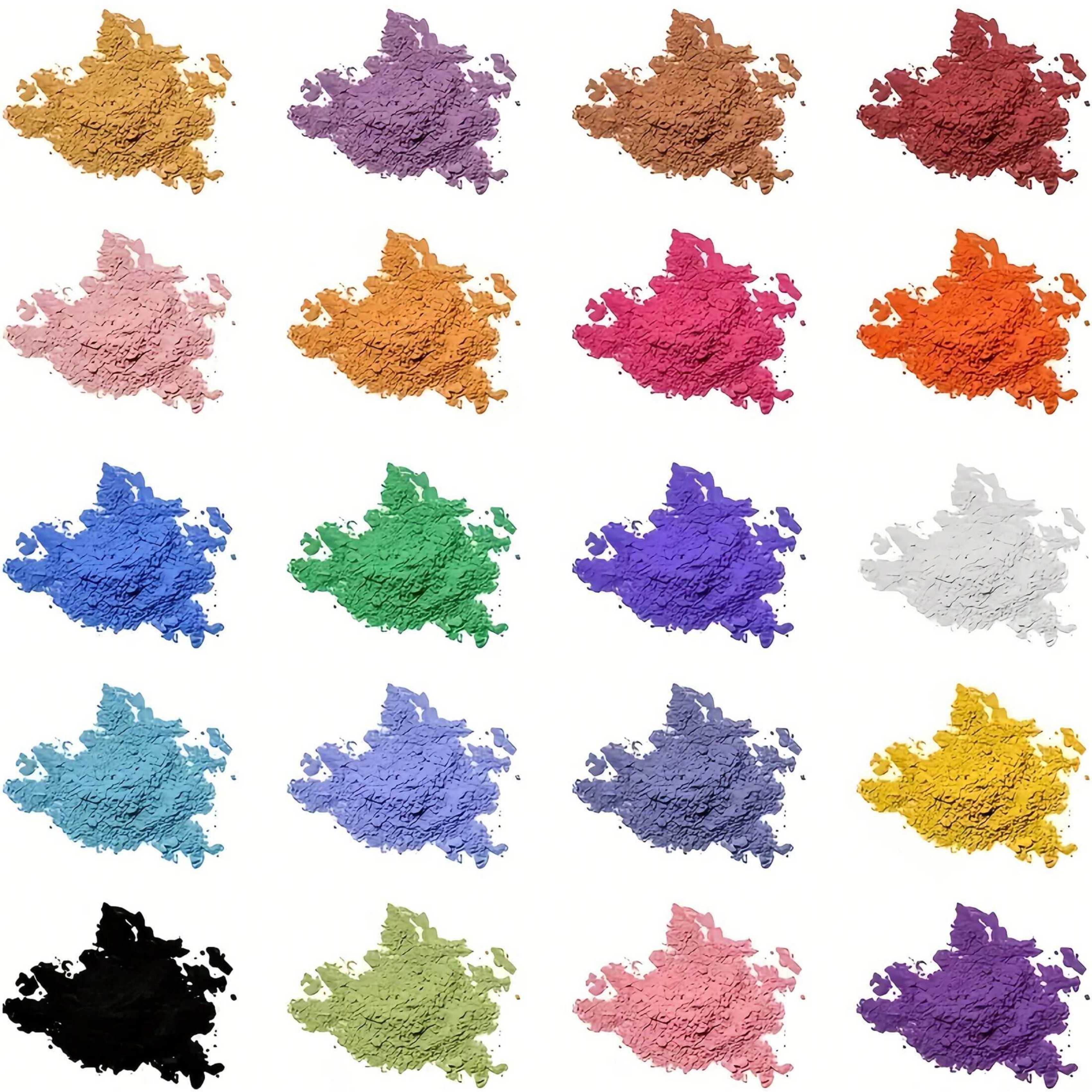 20 Colors, 20ml Pack, Epoxy Re - Oxide Pigment Soap 评论和价格