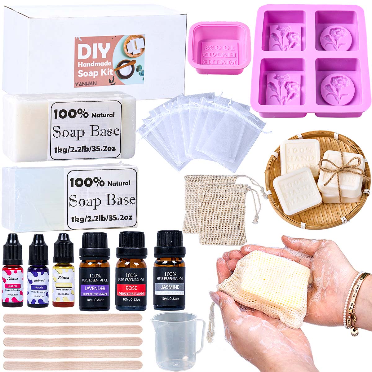 DIY Handmade Soap Making Kit F - Soap Making Kit For Kids 评论和价格