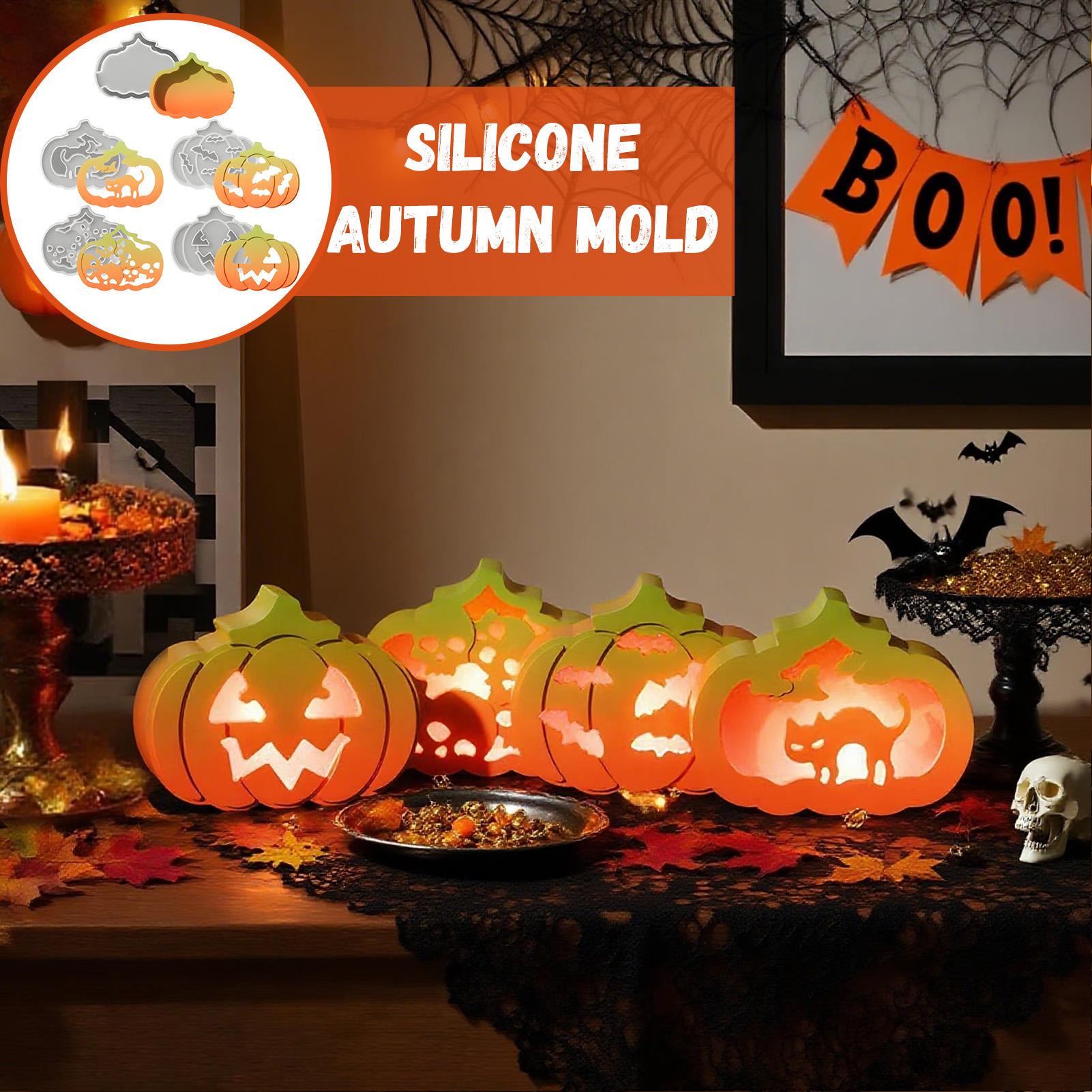 Pumpkin Molds Silicone 5 Piece - Soap Making Kit For Kids 评论和价格