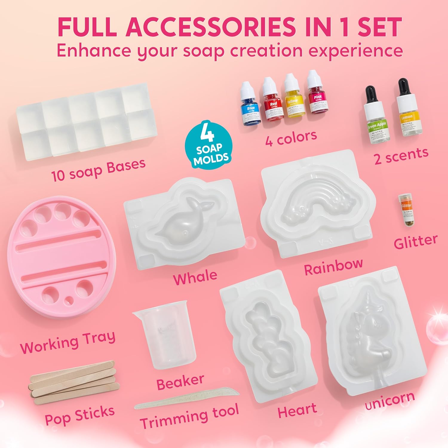 JOYFY Unicorn Soap Making Kit  - Soap Making Kit For Kids 评论和价格